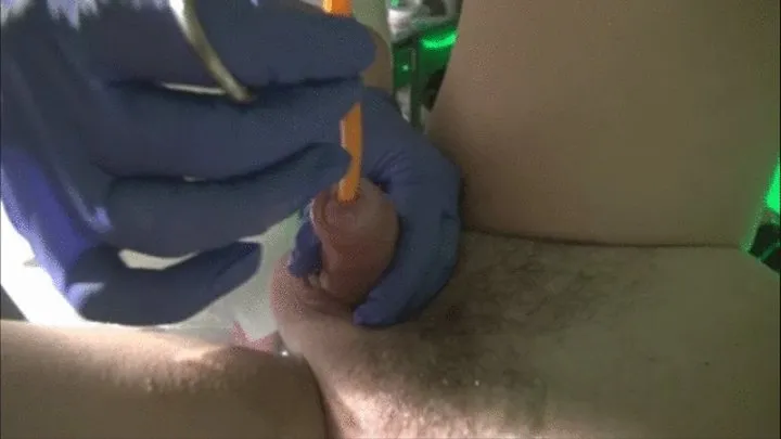 Male Foley Catheter Insertion (Blue Nitrile Gloves)