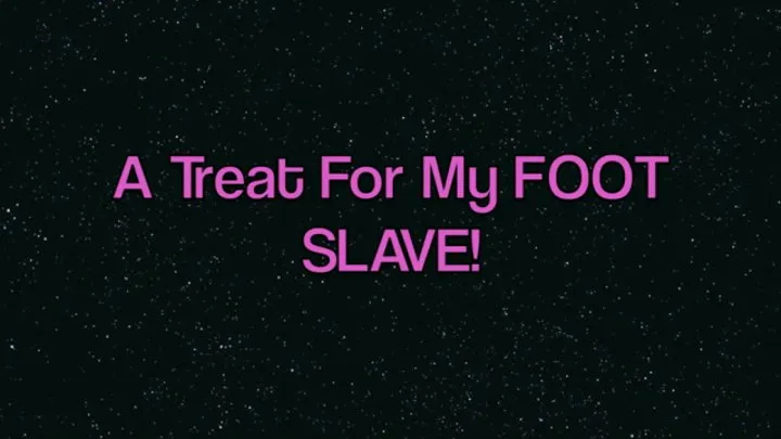 A Treat For My Foot Slave! POV, Feet