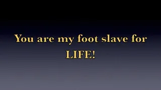 Foot Slave For Life! Boots, Feet, Pantyhose