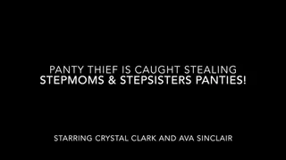 Panty thief is caught stealing stepmoms and stepsisters PANTIES!