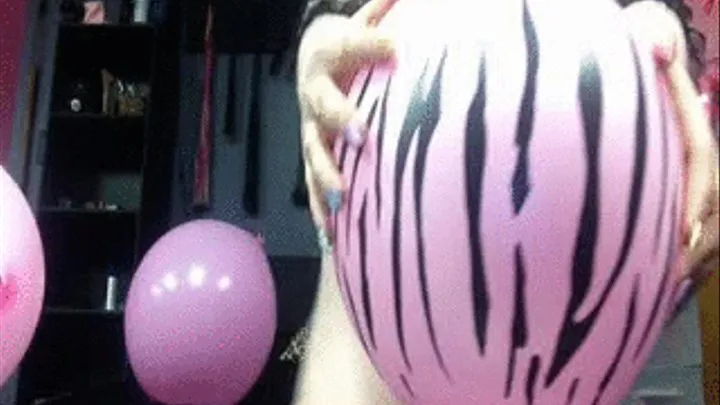 Popping the Pink Balloons!