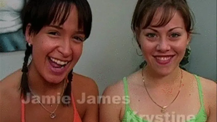 Jamie James and Krystine are squirting friends