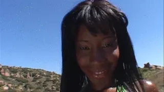 Having anal sex with this ebony slut feels so damn great