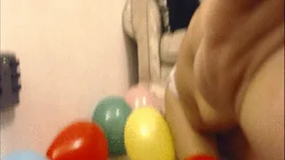 Diaper balloon play NON POP