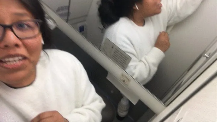 I pee on a plane