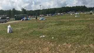 Festival porta potty pee Bonnaroo