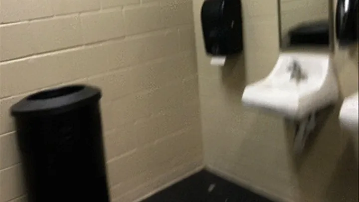 Public bathroom college campus piss