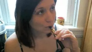 Smoking an E-cig