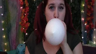 Blowing Balloons in Pigtails