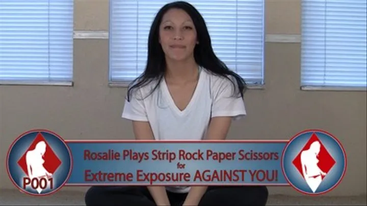 Strip Rock Paper Scissors with Rosalie for Extreme Exposure