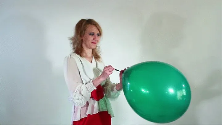 Rita pop green balloons