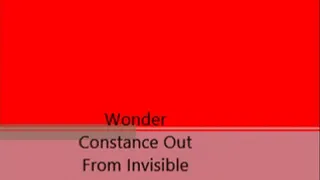 Wonder Constance Out From Invisible WS