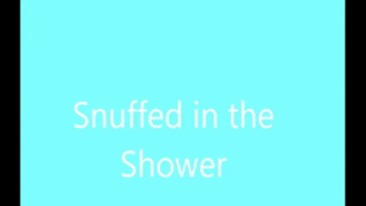 in the shower WS