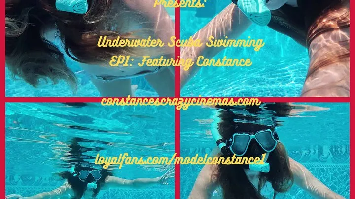 Underwater Scuba Swimming Ep 1 Featuring Constance