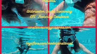 Underwater Scuba Swimming Ep 1 Featuring Constance