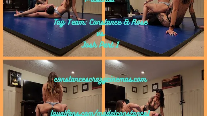 Tag Team Session Constance And Rose vs Josh Part 1