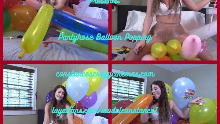 Pantyhose Balloon Popping