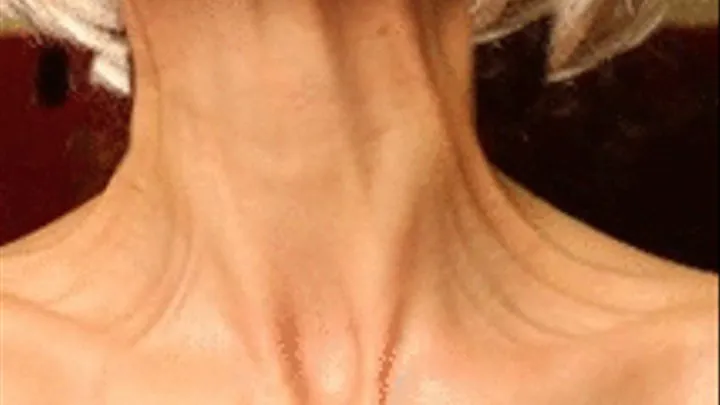 beautiful thin veins on thin neck