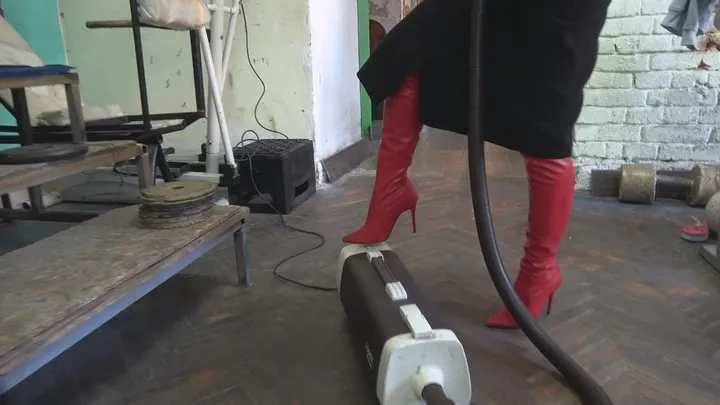 sexy vacuuming