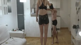 humiliation of a man in height