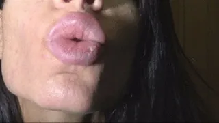 Special request kiss with natural lips