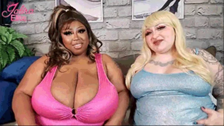 Shiny BBW Bimbos Swallow Tinies to Stay Hot and Plump