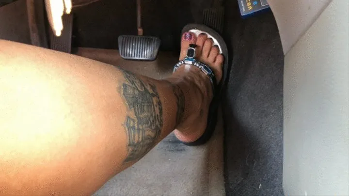 Pedal Pumping in Summer Sandals