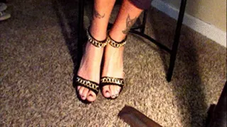 Under the Table High Heel Tease