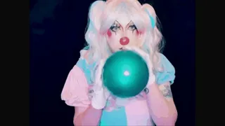 Clown Girl Balloon Fun