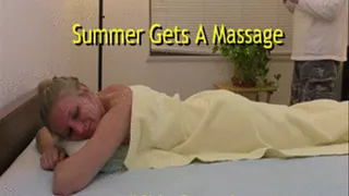 Summer Gets A Massage