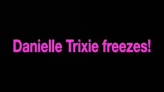 Danielle Trixie gets frozen like stone in three different ways!