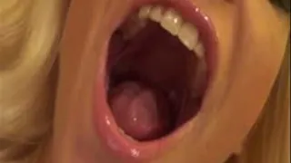 Extreme mouth close-ups with Danielle Trixie