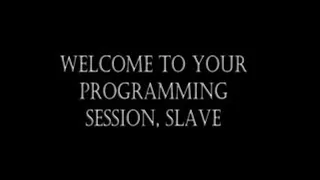 Slave Programming - NO ESCAPE