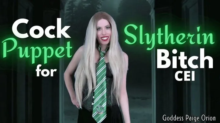 Cumslut Puppet for Slytherin Bitch CEI