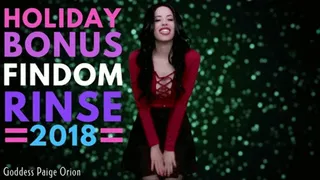 Holiday Bonus Findom Rinse 2018