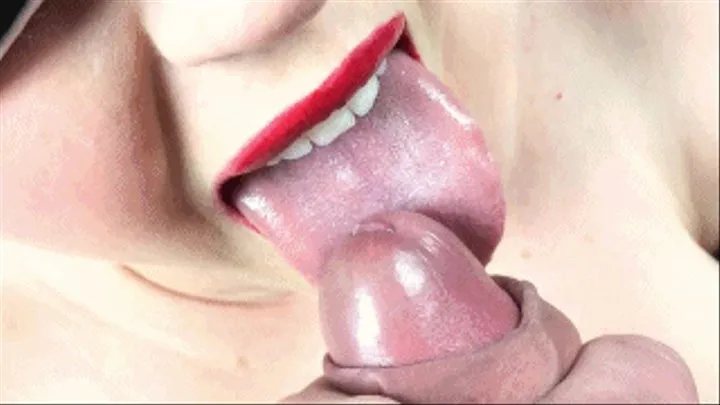 quick jerk red lips pov