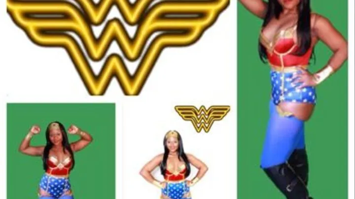 Wonder Woman stripped and tickled