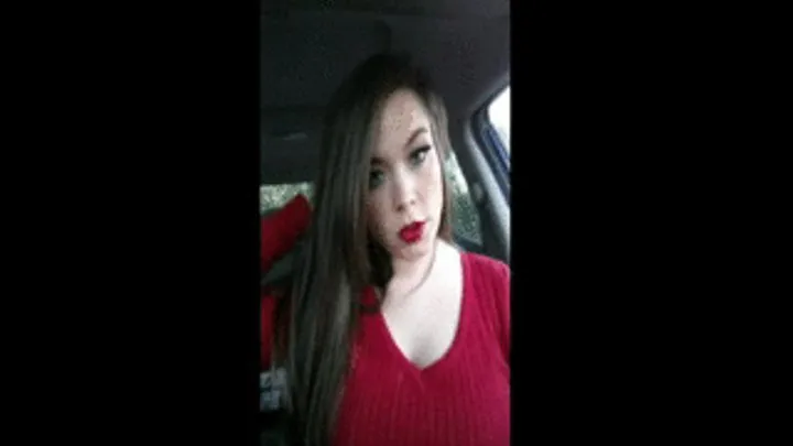 Jasmin Jai Enjoys Smoking A Cigarette In Her Car