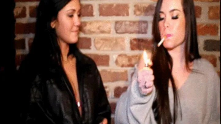 Two Smoking Girls, Marlboro 100's with Jasmin Jai & Chasity Sweet