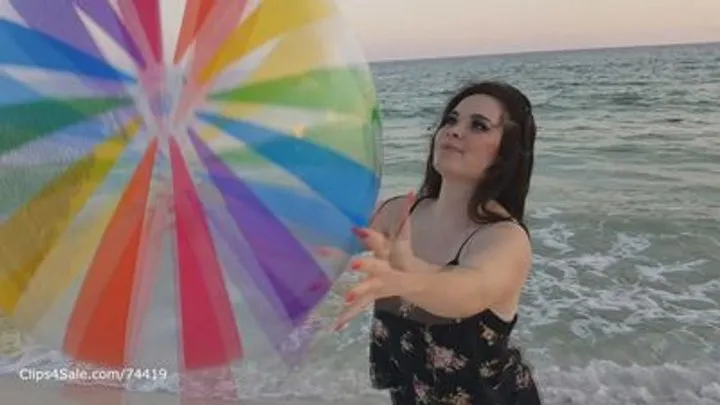 On The Beach with My Beach Ball