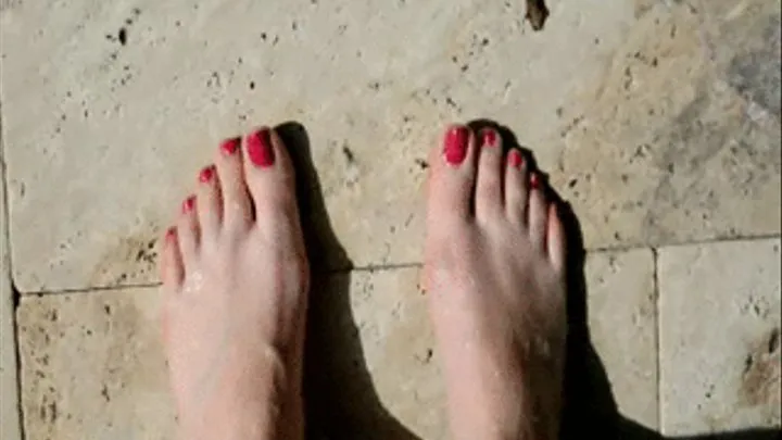 Poolside With My Pretty Feet and Toes