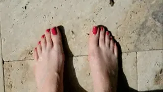 Poolside With My Pretty Feet and Toes