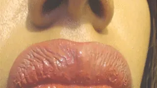 Oily lip sniff