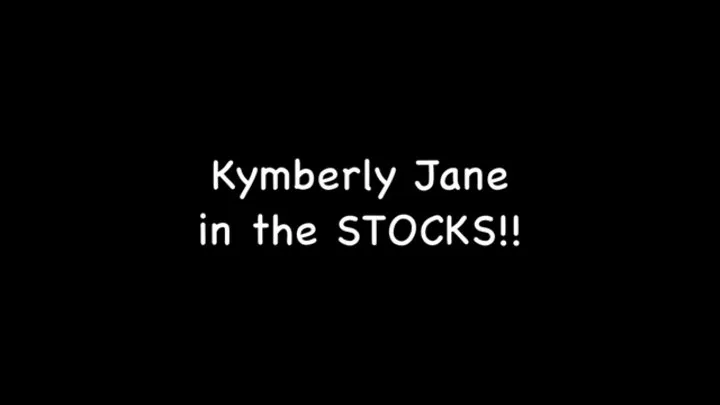 Kymberly Jane In The Stocks!! FF, Feet, tits