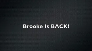 Brook Is Back! FF, Feet