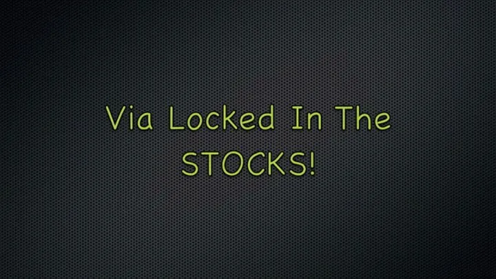 Vika Locked In The STOCKS!! FF, Feet