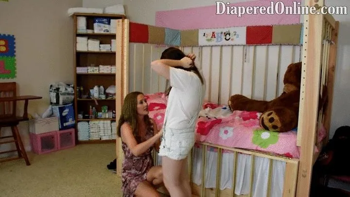 Taylor: Spanked & Diapered by Step-Mommy Star