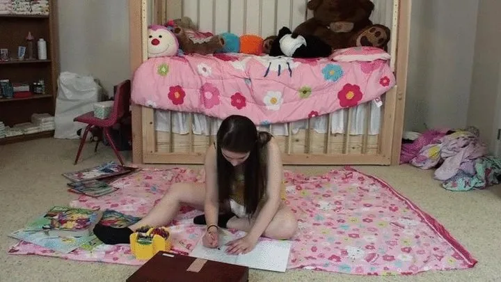 Taylor: Coloring and Messing by Crib