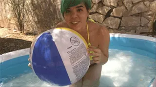Deflating My Beach Ball in the Pool