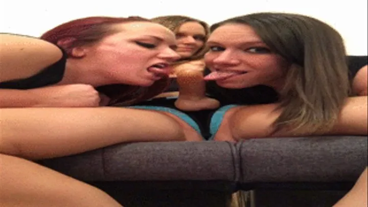 Sharing dildos with friends